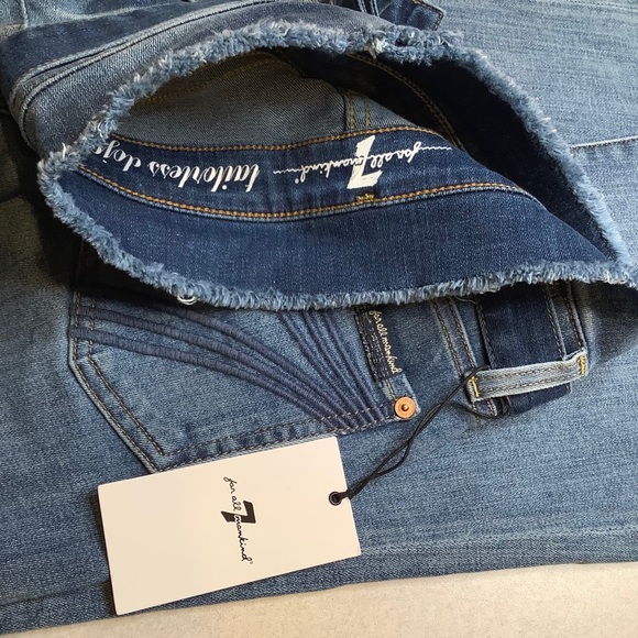 7 For All Mankind Jeans 26X32.5 Dojo In Paloma NWT! - Picture 6 of 8